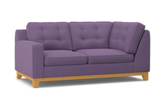 Brentwood Left Arm Corner Loveseat :: Leg Finish: Natural / Configuration: LAF - Chaise on the Left