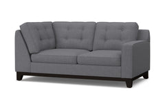 Brentwood Right Arm Corner Loveseat :: Leg Finish: Espresso / Configuration: RAF - Chaise on the Right