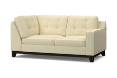 Brentwood Right Arm Corner Loveseat :: Leg Finish: Espresso / Configuration: RAF - Chaise on the Right