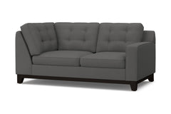 Brentwood Right Arm Corner Loveseat :: Leg Finish: Espresso / Configuration: RAF - Chaise on the Right