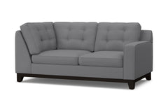 Brentwood Right Arm Corner Loveseat :: Leg Finish: Espresso / Configuration: RAF - Chaise on the Right