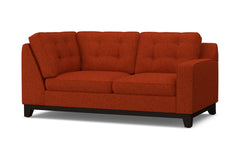 Brentwood Right Arm Corner Loveseat :: Leg Finish: Espresso / Configuration: RAF - Chaise on the Right