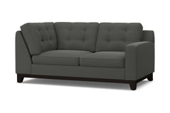 Brentwood Right Arm Corner Loveseat :: Leg Finish: Espresso / Configuration: RAF - Chaise on the Right