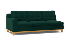 Brentwood Left Arm Sofa :: Leg Finish: Natural / Configuration: LAF - Chaise on the Left