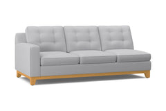 Brentwood Left Arm Sofa :: Leg Finish: Natural / Configuration: LAF - Chaise on the Left