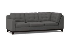 Brentwood Left Arm Corner Sofa :: Leg Finish: Espresso / Configuration: LAF - Chaise on the Left