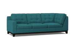 Brentwood Left Arm Corner Sofa :: Leg Finish: Espresso / Configuration: LAF - Chaise on the Left