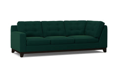 Brentwood Left Arm Corner Sofa :: Leg Finish: Espresso / Configuration: LAF - Chaise on the Left