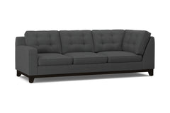 Brentwood Left Arm Corner Sofa :: Leg Finish: Espresso / Configuration: LAF - Chaise on the Left