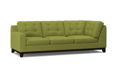 Brentwood Left Arm Corner Sofa :: Leg Finish: Espresso / Configuration: LAF - Chaise on the Left