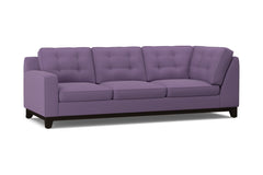 Brentwood Left Arm Corner Sofa :: Leg Finish: Espresso / Configuration: LAF - Chaise on the Left