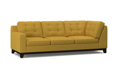 Brentwood Left Arm Corner Sofa :: Leg Finish: Espresso / Configuration: LAF - Chaise on the Left