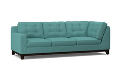 Brentwood Left Arm Corner Sofa :: Leg Finish: Espresso / Configuration: LAF - Chaise on the Left