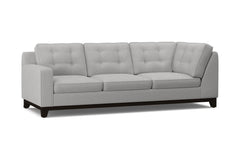 Brentwood Left Arm Corner Sofa :: Leg Finish: Espresso / Configuration: LAF - Chaise on the Left