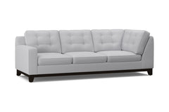 Brentwood Left Arm Corner Sofa :: Leg Finish: Espresso / Configuration: LAF - Chaise on the Left