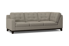 Brentwood Left Arm Corner Sofa :: Leg Finish: Espresso / Configuration: LAF - Chaise on the Left
