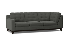 Brentwood Left Arm Corner Sofa :: Leg Finish: Espresso / Configuration: LAF - Chaise on the Left