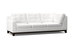 Brentwood Left Arm Corner Sofa :: Leg Finish: Espresso / Configuration: LAF - Chaise on the Left