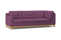 Brentwood Left Arm Corner Sofa :: Leg Finish: Natural / Configuration: LAF - Chaise on the Left