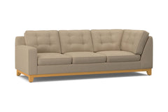 Brentwood Left Arm Corner Sofa :: Leg Finish: Natural / Configuration: LAF - Chaise on the Left