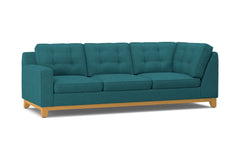 Brentwood Left Arm Corner Sofa :: Leg Finish: Natural / Configuration: LAF - Chaise on the Left