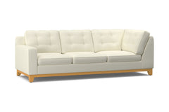 Brentwood Left Arm Corner Sofa :: Leg Finish: Natural / Configuration: LAF - Chaise on the Left