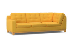 Brentwood Left Arm Corner Sofa :: Leg Finish: Natural / Configuration: LAF - Chaise on the Left