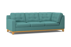 Brentwood Left Arm Corner Sofa :: Leg Finish: Natural / Configuration: LAF - Chaise on the Left