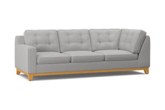 Brentwood Left Arm Corner Sofa :: Leg Finish: Natural / Configuration: LAF - Chaise on the Left