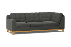 Brentwood Left Arm Corner Sofa :: Leg Finish: Natural / Configuration: LAF - Chaise on the Left