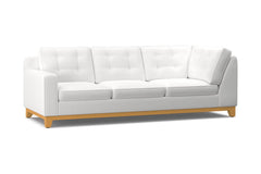 Brentwood Left Arm Corner Sofa :: Leg Finish: Natural / Configuration: LAF - Chaise on the Left