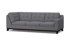Brentwood Right Arm Corner Sofa :: Leg Finish: Espresso / Configuration: RAF - Chaise on the Right
