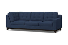 Brentwood Right Arm Corner Sofa :: Leg Finish: Espresso / Configuration: RAF - Chaise on the Right