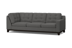 Brentwood Right Arm Corner Sofa :: Leg Finish: Espresso / Configuration: RAF - Chaise on the Right