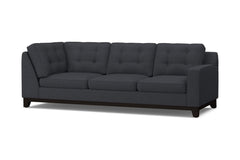 Brentwood Right Arm Corner Sofa :: Leg Finish: Espresso / Configuration: RAF - Chaise on the Right