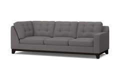 Brentwood Right Arm Corner Sofa :: Leg Finish: Espresso / Configuration: RAF - Chaise on the Right