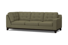 Brentwood Right Arm Corner Sofa :: Leg Finish: Espresso / Configuration: RAF - Chaise on the Right