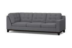 Brentwood Right Arm Corner Sofa :: Leg Finish: Espresso / Configuration: RAF - Chaise on the Right