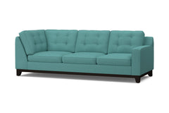 Brentwood Right Arm Corner Sofa :: Leg Finish: Espresso / Configuration: RAF - Chaise on the Right