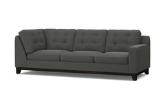Brentwood Right Arm Corner Sofa :: Leg Finish: Espresso / Configuration: RAF - Chaise on the Right