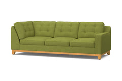 Brentwood Right Arm Corner Sofa :: Leg Finish: Natural / Configuration: RAF - Chaise on the Right