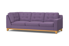 Brentwood Right Arm Corner Sofa :: Leg Finish: Natural / Configuration: RAF - Chaise on the Right