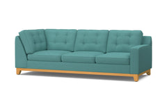 Brentwood Right Arm Corner Sofa :: Leg Finish: Natural / Configuration: RAF - Chaise on the Right