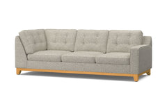 Brentwood Right Arm Corner Sofa :: Leg Finish: Natural / Configuration: RAF - Chaise on the Right