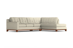 Brentwood 2pc Sectional Sofa :: Leg Finish: Pecan / Configuration: RAF - Chaise on the Right