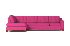 Brentwood 2pc Sectional Sofa :: Leg Finish: Pecan / Configuration: LAF - Chaise on the Left