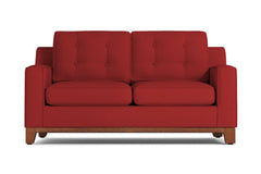 Brentwood Apartment Size Sofa :: Leg Finish: Pecan / Size: Apartment Size - 72&quot;w