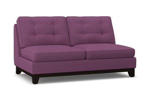 Brentwood Armless Apartment Size Sofa :: Leg Finish: Espresso