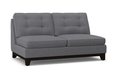 Brentwood Armless Apartment Size Sofa :: Leg Finish: Espresso