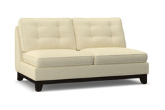 Brentwood Armless Apartment Size Sofa :: Leg Finish: Espresso